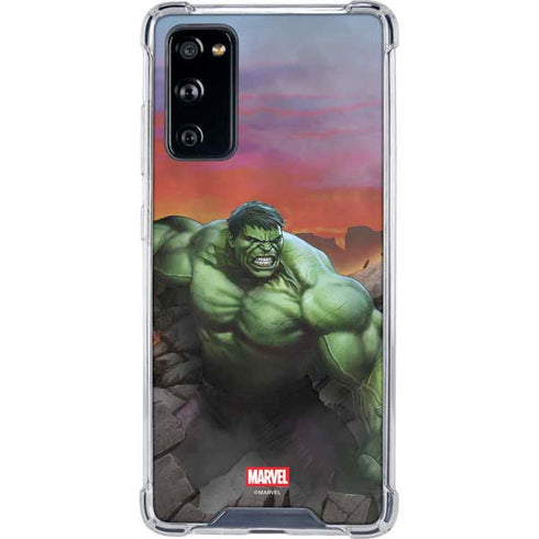 Marvel Enraged Hulk Galaxy S20 FE Clear Case